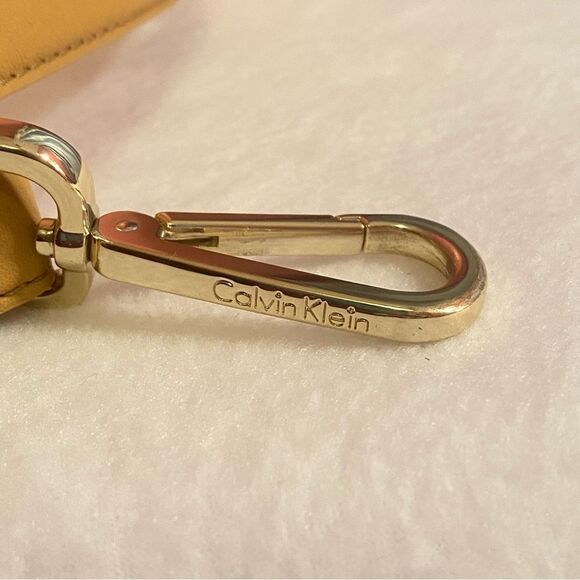 CALVIN KLEIN Nude CROSSBODY LEATHER HANDBAG STRAP - Picture 4 of 6